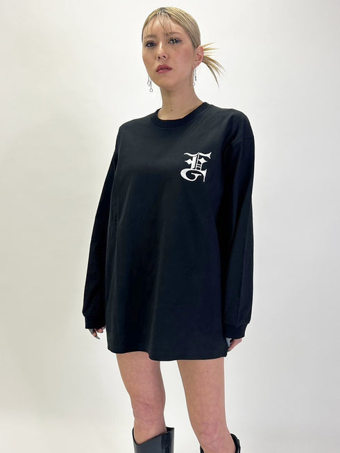 BIG EG刺繍ユニセックスロンT